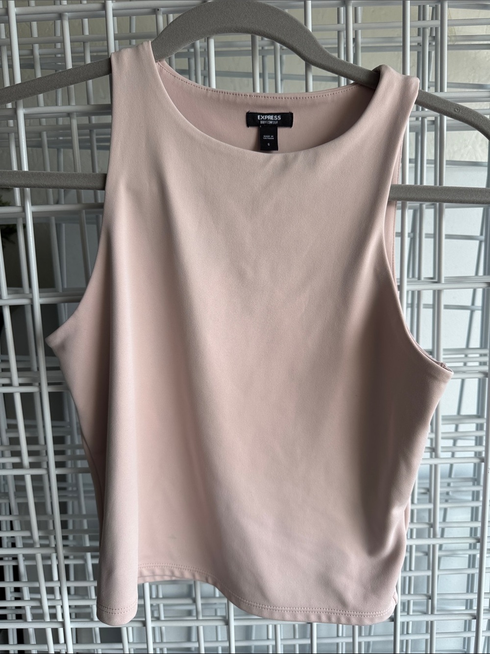 Express Women's Light Blush Pink Tank Top